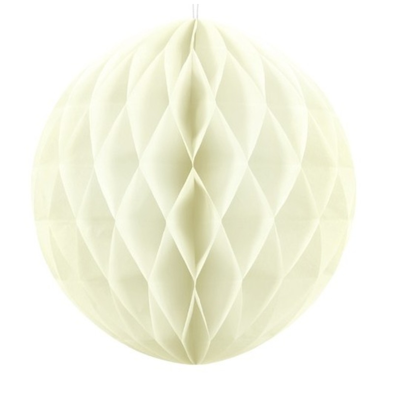 Honeycomb ball Lumina cream 30cm