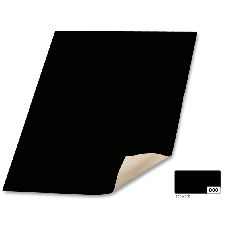 Plakatkarton 380g/m schwarz 48x68cm 10 Blatt