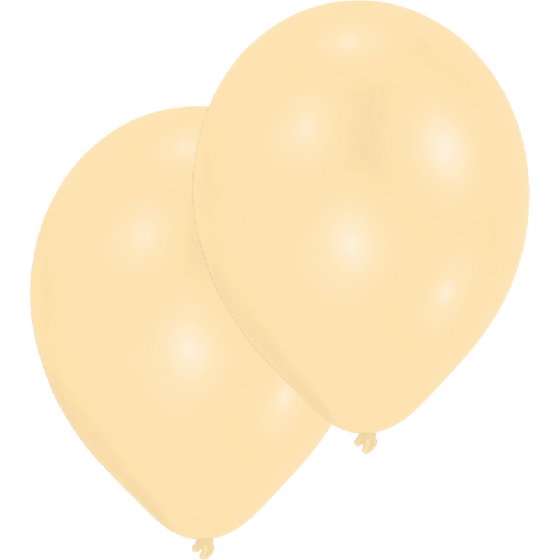 Set of 25 balloons ivory mother-of-pearl 27.5cm