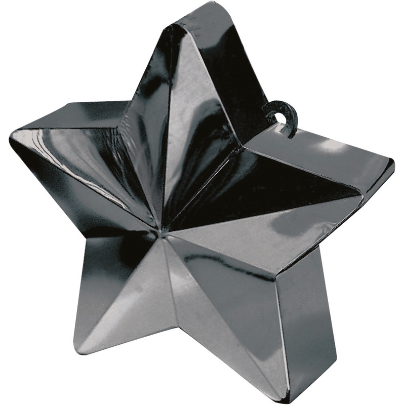 Star balloon weight in black
