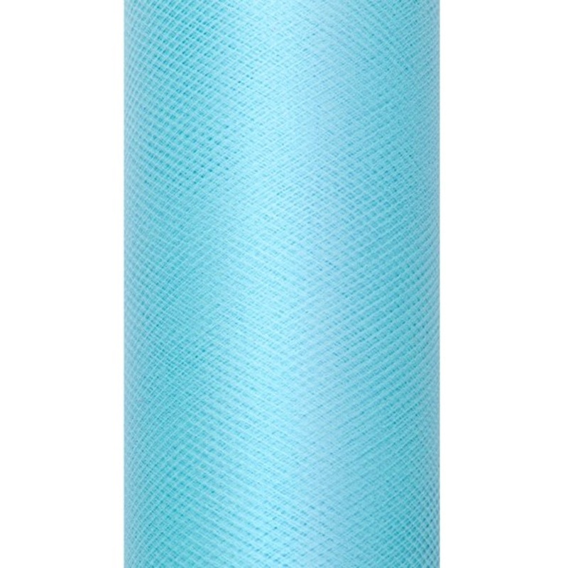 Tulle fabric Luna turquoise 9m x 15cm