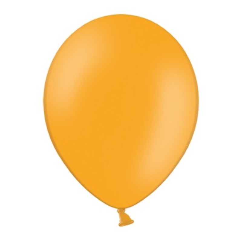 100 balloons pastel orange 35cm