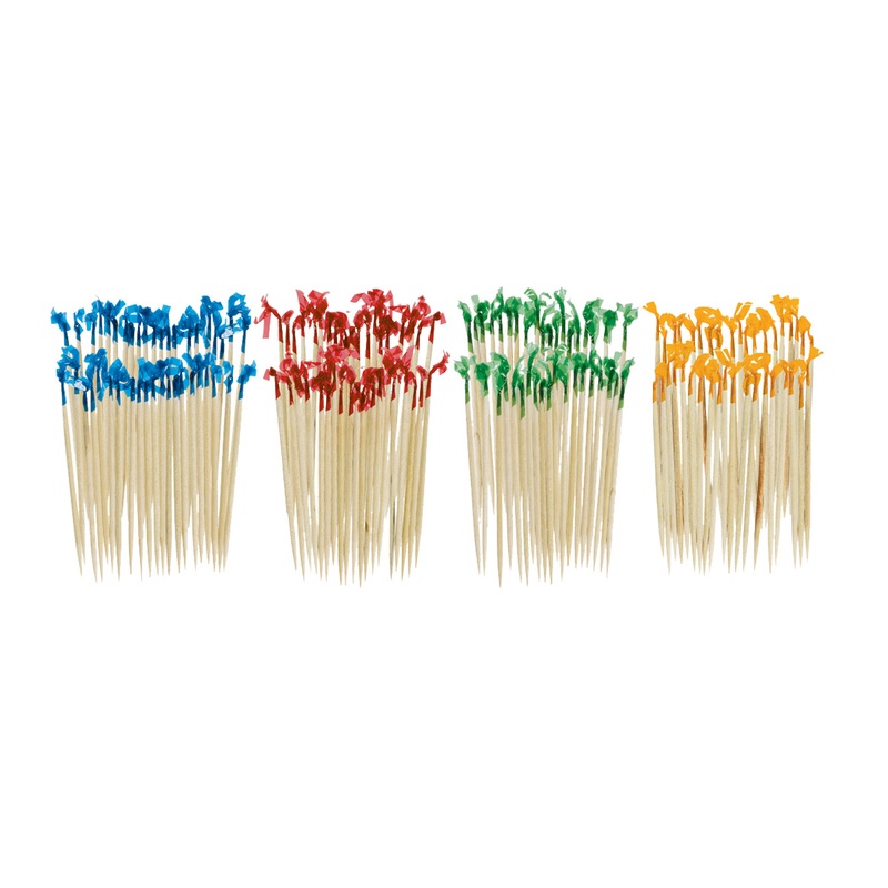 130 Colorful party fun buffet skewers