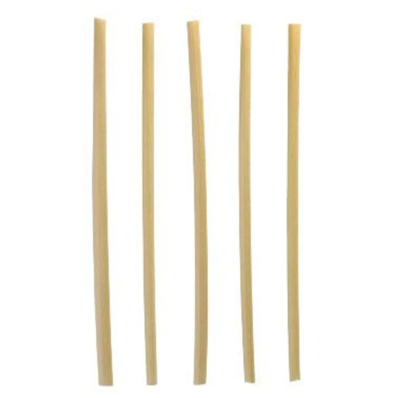 250 organic straws made of straw 15cm
