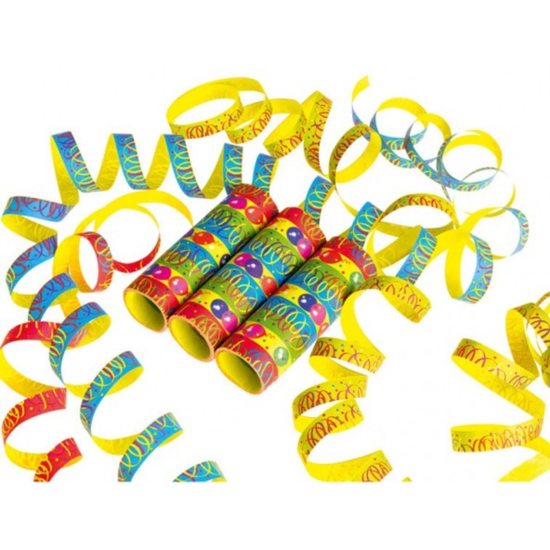 3 party fun streamers 4m