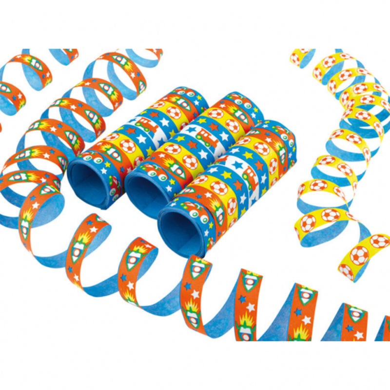 3 rolls of rocket star streamers