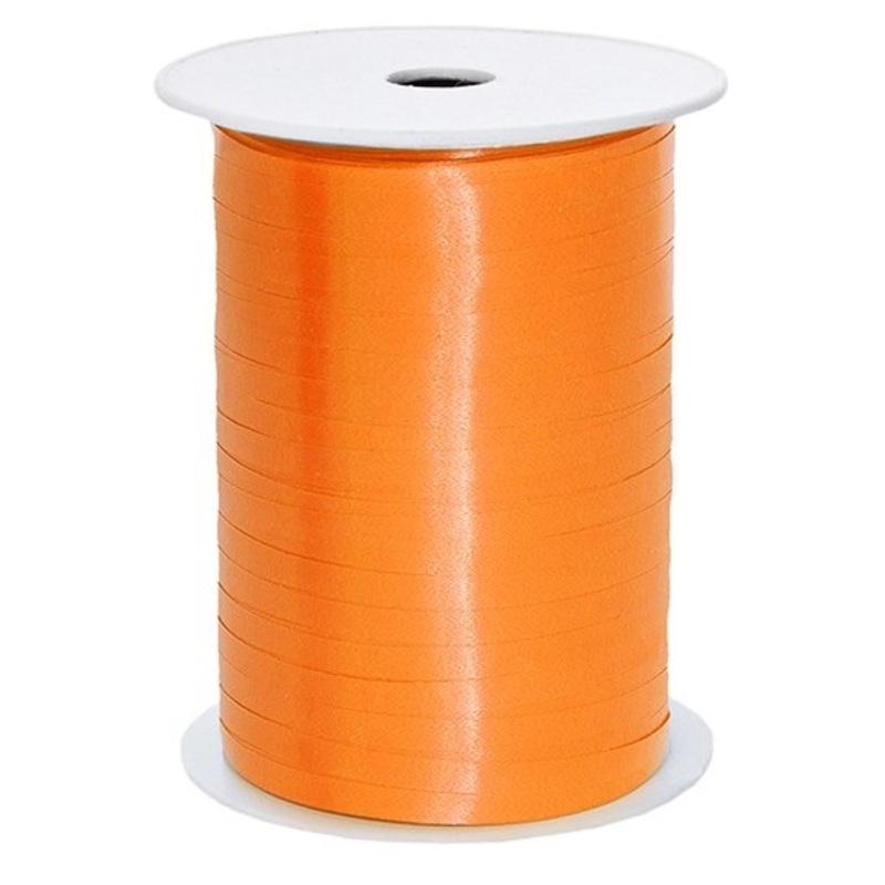500m metallic ribbon orange