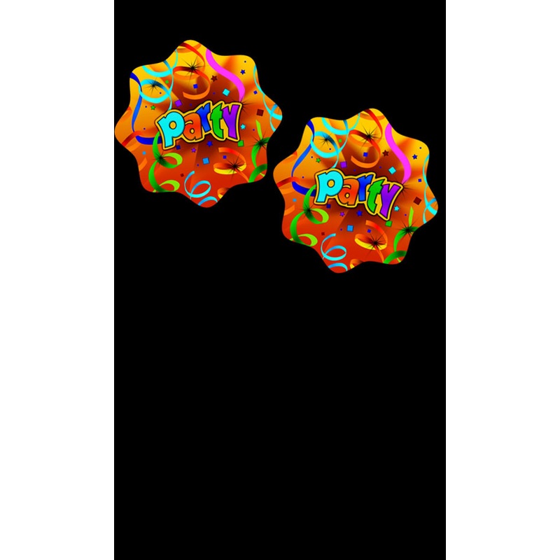 6 Party Universe straws