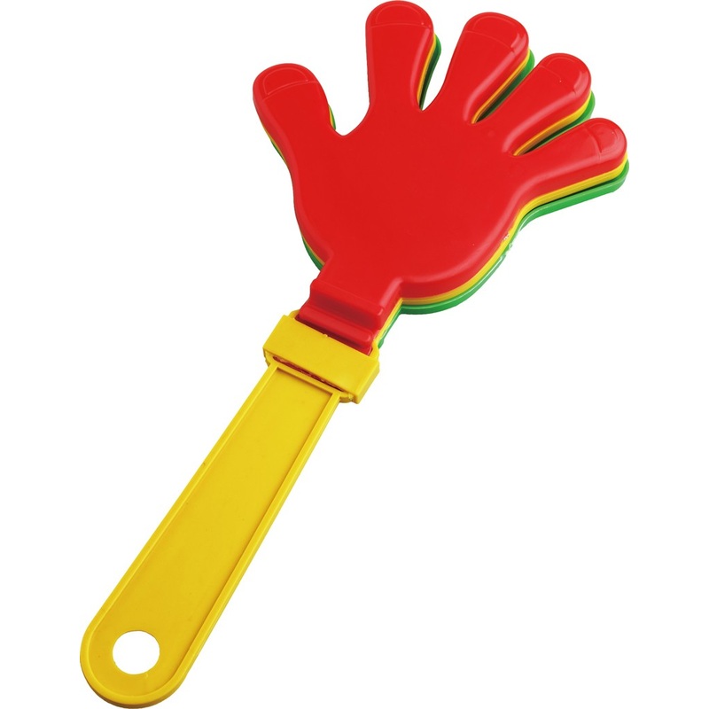 Colorful hand rattle