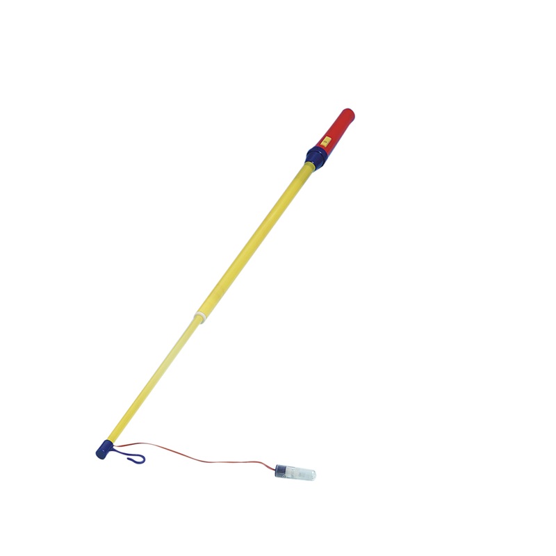 Extendable electric lantern stick Titus 48-75cm