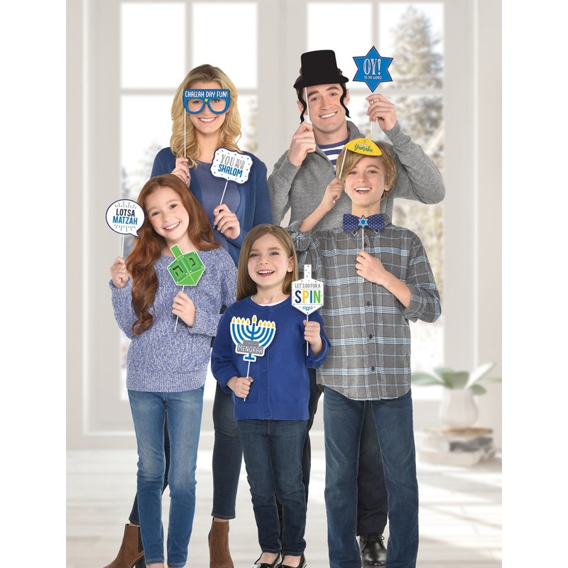 Happy Hanukkah photo props 13 pieces