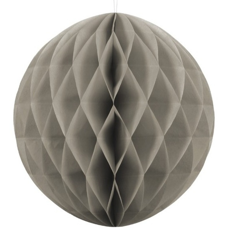Honeycomb ball Lumina dark gray 40cm