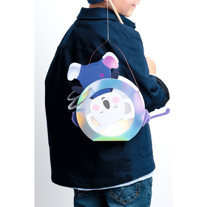 Laternen Bastelset Space Safari