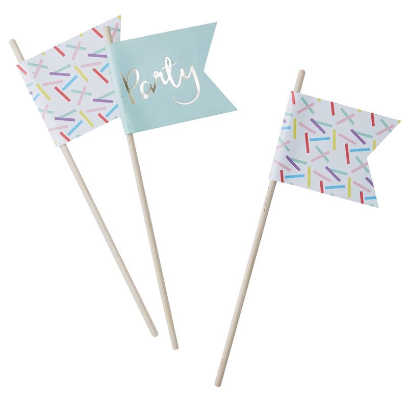 10 Mix & Match Streusel Party Picker 25cm