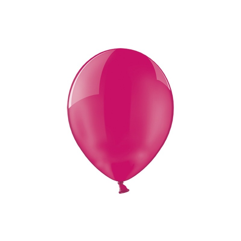 100 latex balloons Shiny Crystal Fuchsia
