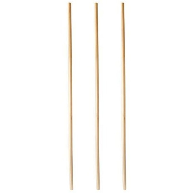 100 organic straws made of straw 20cm