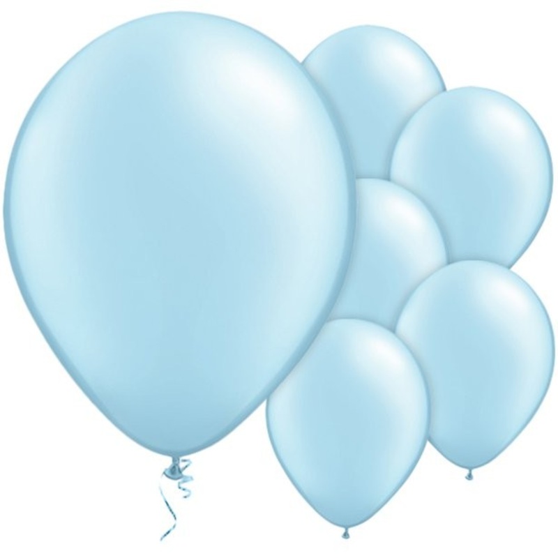 25 ice blue balloons Passion 28cm