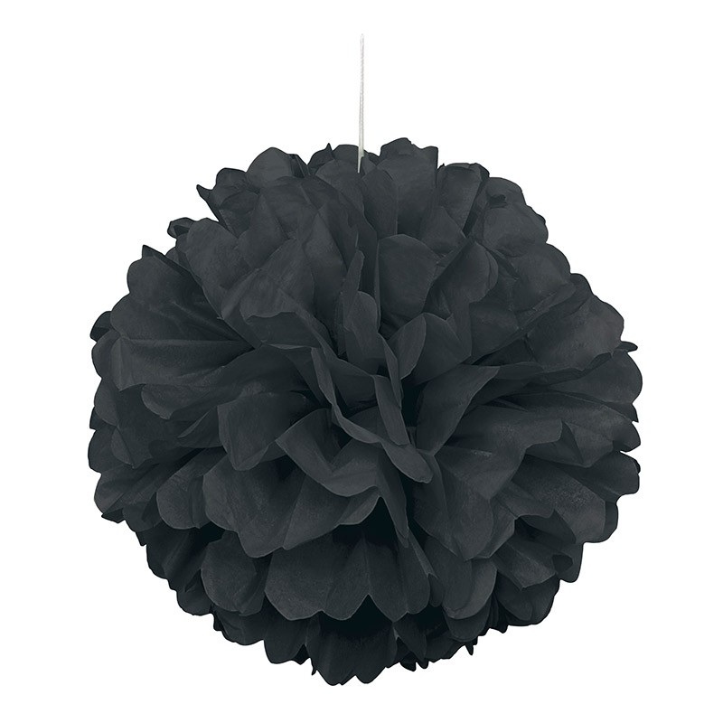 Black And White Party Fluffy Pompom 40cm