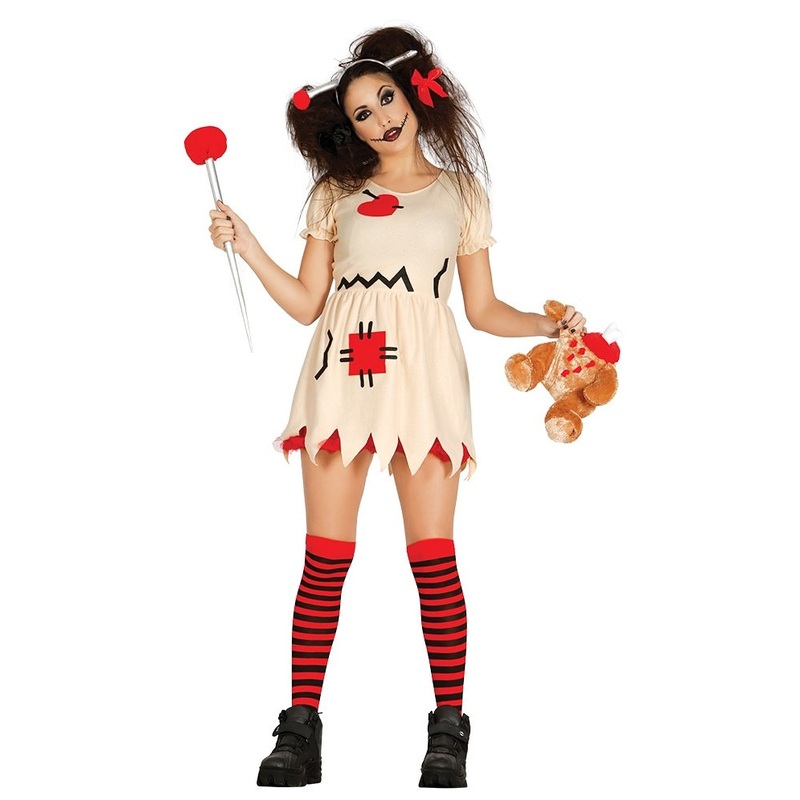 Broken Voodoo Doll costume for women 38-40