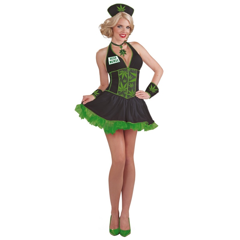Cannabis nurse ladies costume XS-S