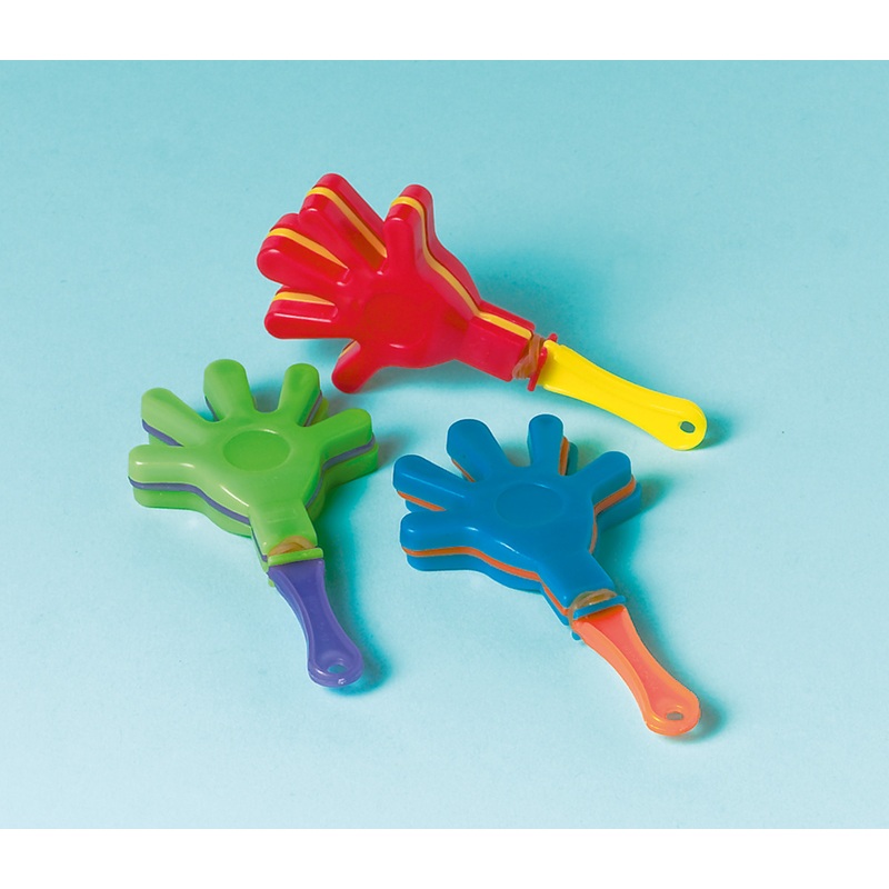 Children's birthday party fan accessories hand clapper colorful 12 pieces