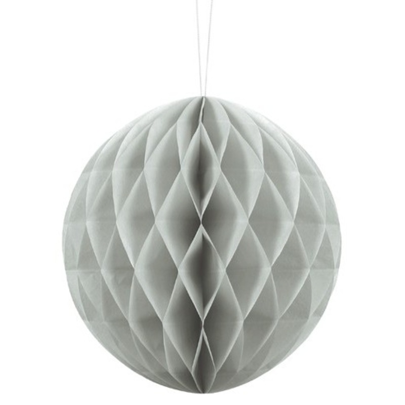Honeycomb ball Lumina light gray 20cm