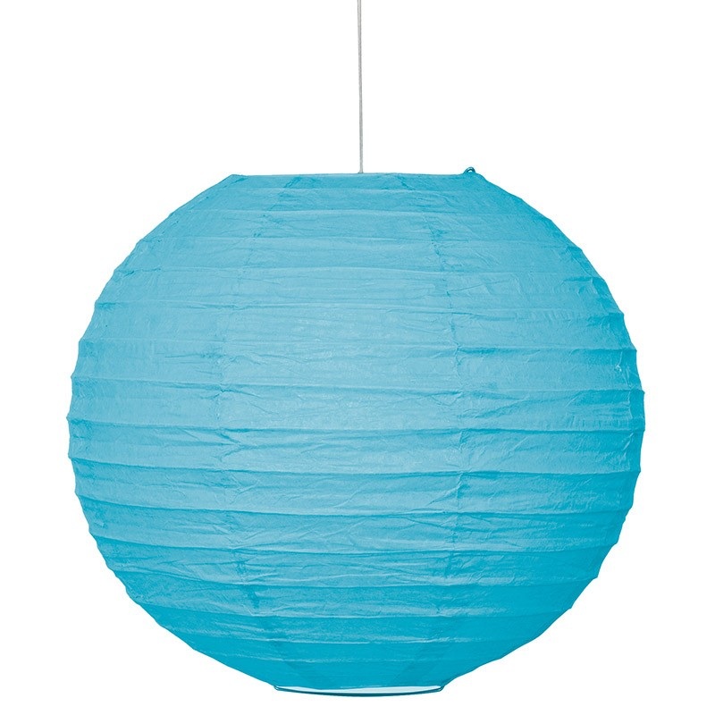 Lampion decoration blue 25cm