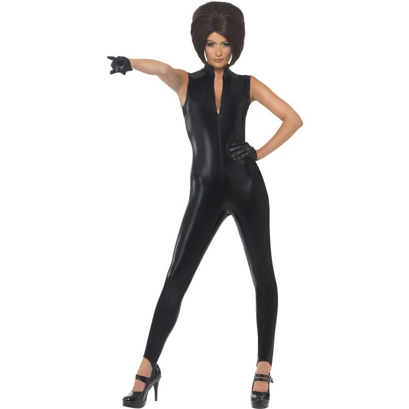 Marleen 90's catsuit with gloves S