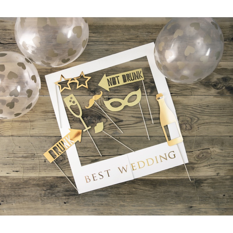 Photo Booth Set Best Wedding