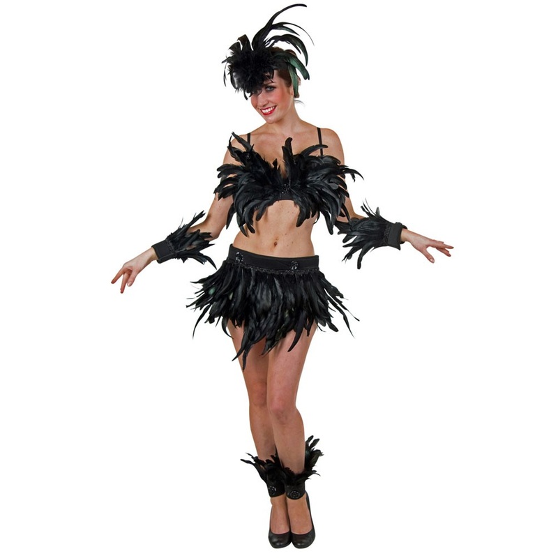 Sexy samba feather costume for women