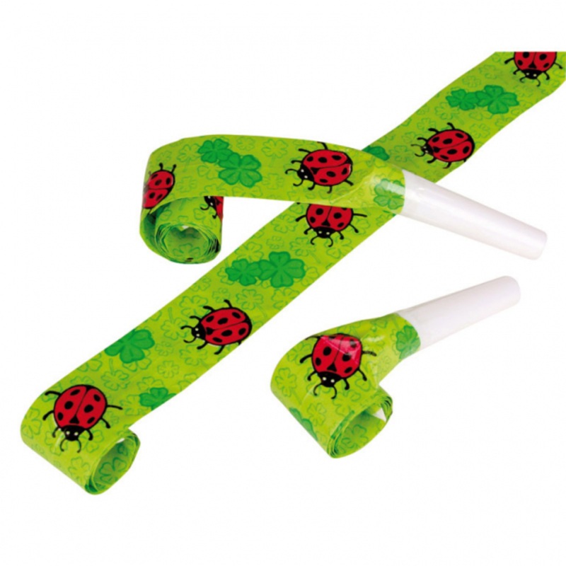 Sweet ladybug air trumpet horn Lucky Day 4 pieces