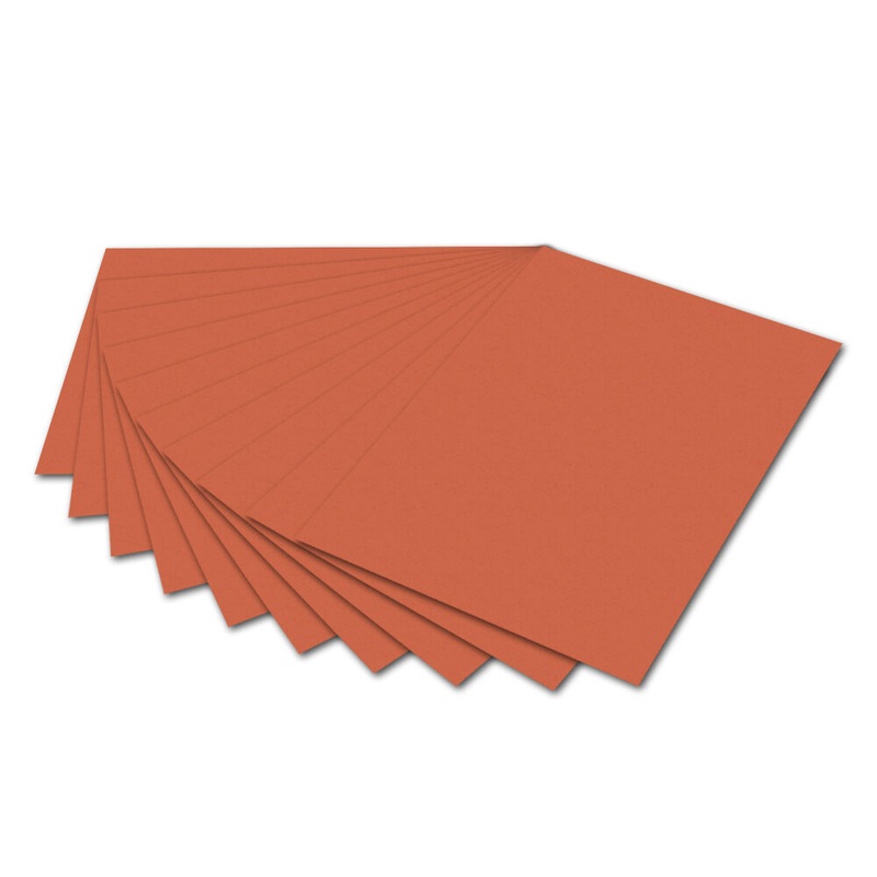 Tonzeichenpapier 130g/m orange DIN A4 100 Blatt