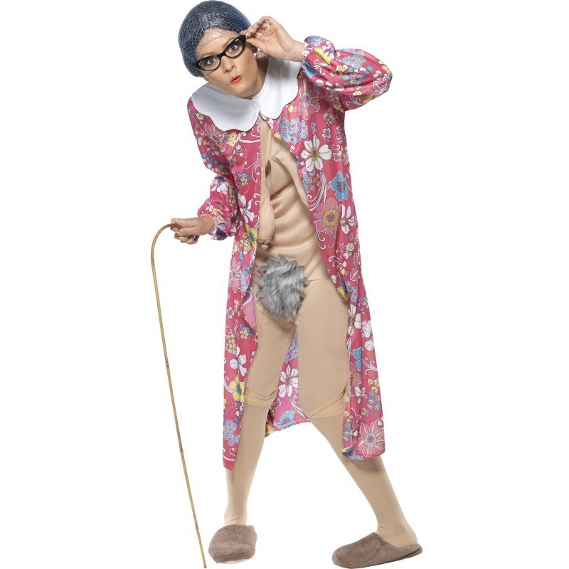 Yikes the naked grandma costume
