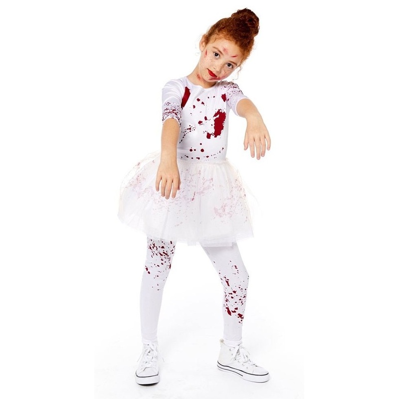 Ballerina girl costume with blood
