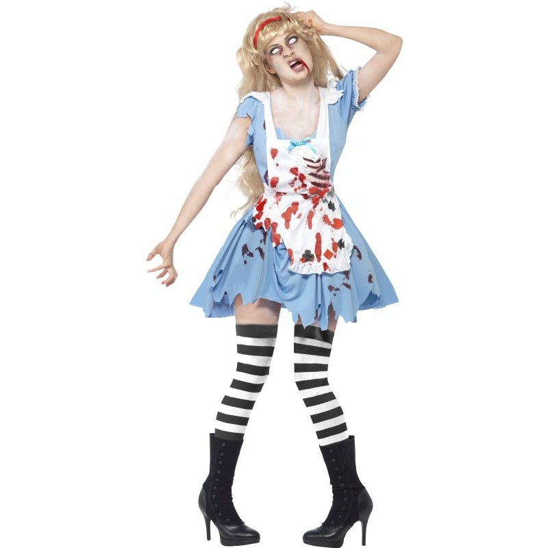 Bloody zombie girl costume S
