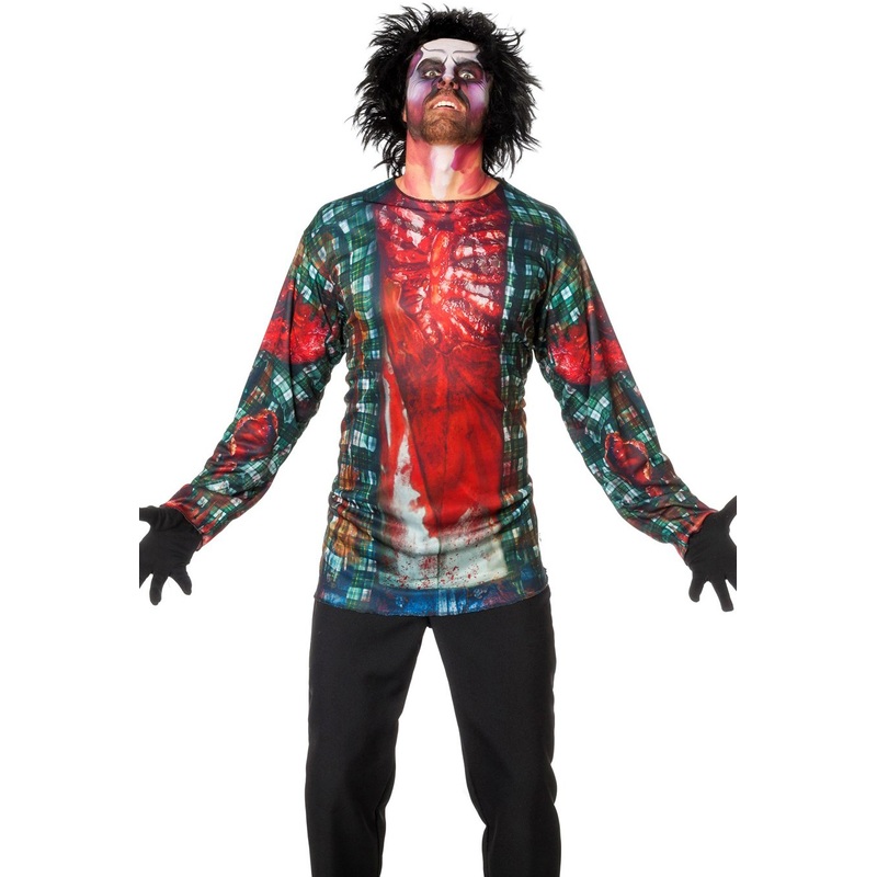 Bloody zombie t-shirt L