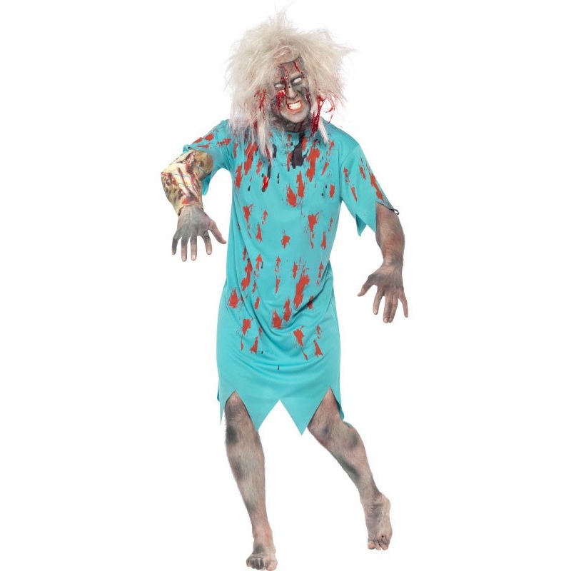 Crazy zombie patient