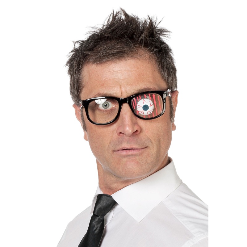 Glasses with falling eyes