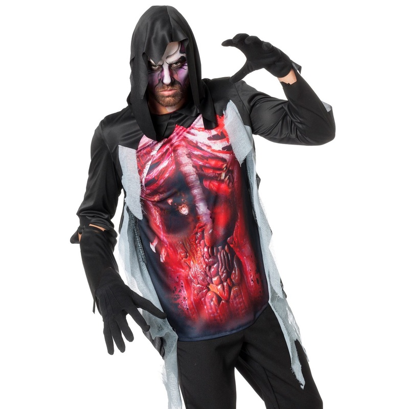 Guts Zombie Hooded Shirt L