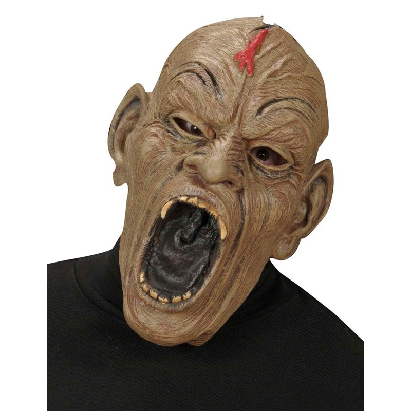Horrible zombie mask from the crypt