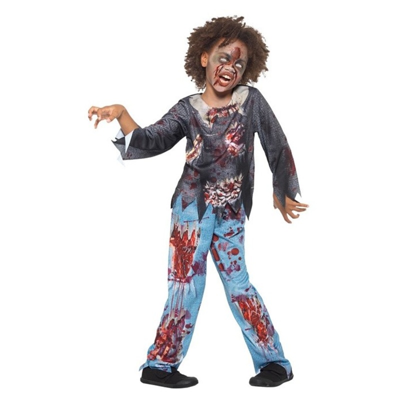 Horror Zombie Zak child costume