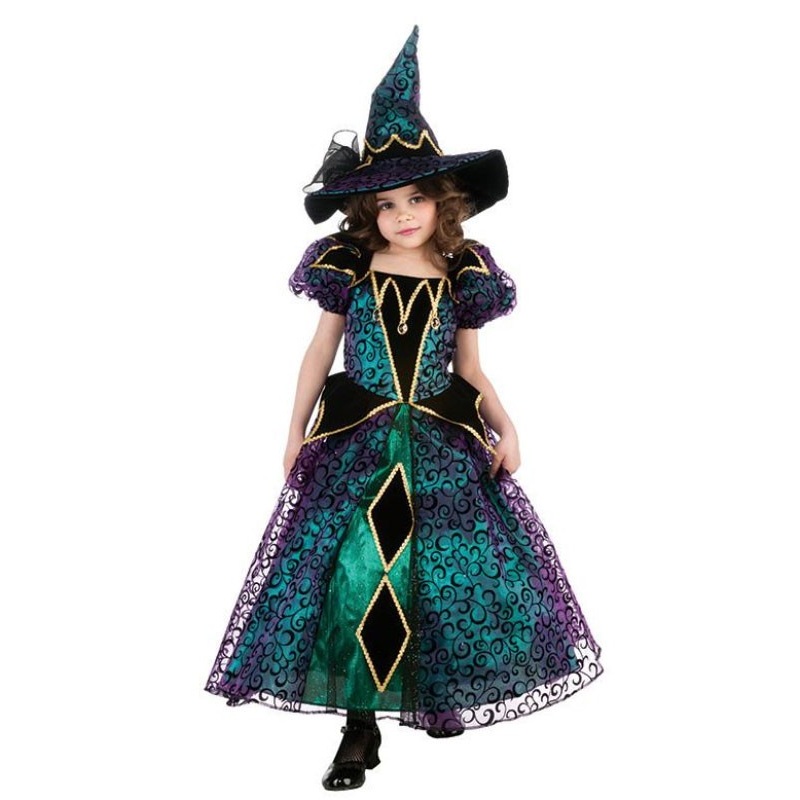 Kelani kids witch costume S