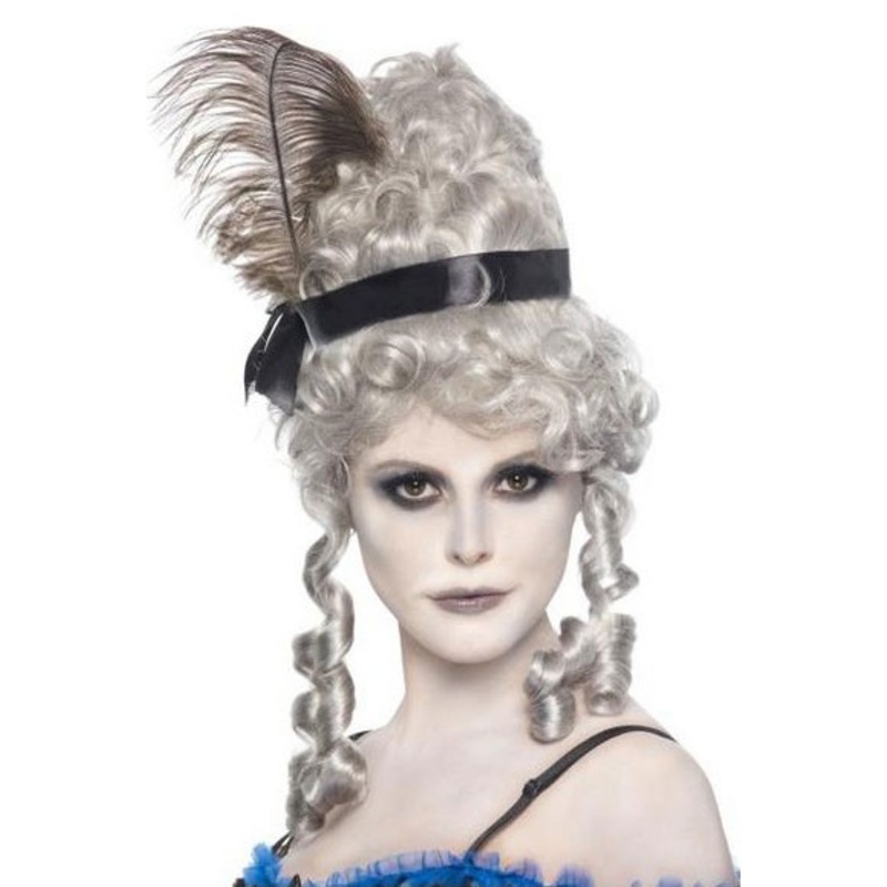 Ladies ghost wig white-gray