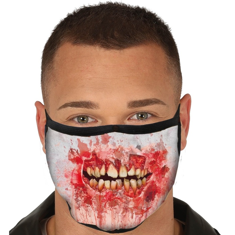 Mouth nose mask horror zombie