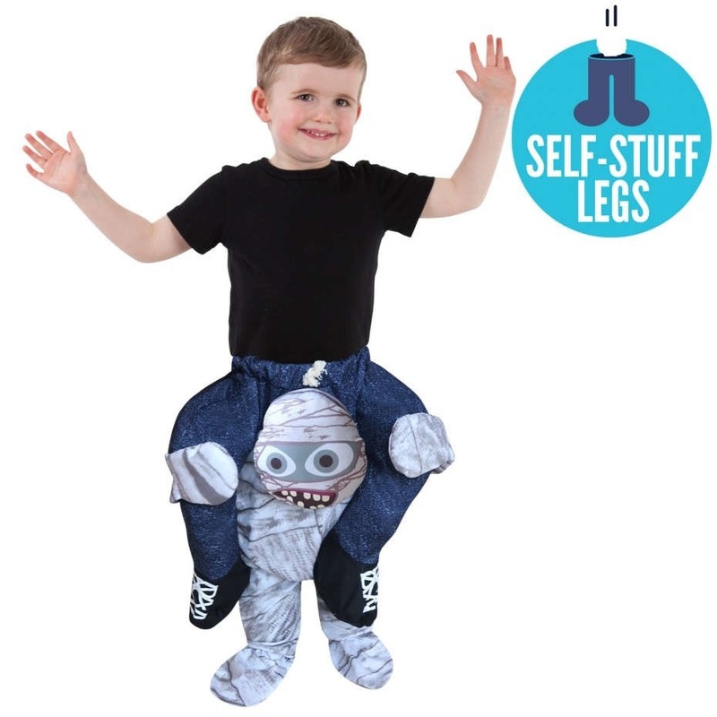 Piggyback mummy costume for kids