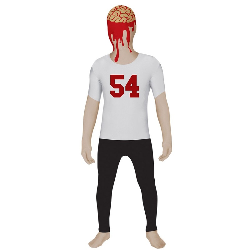 Scalped skull morphsuit S