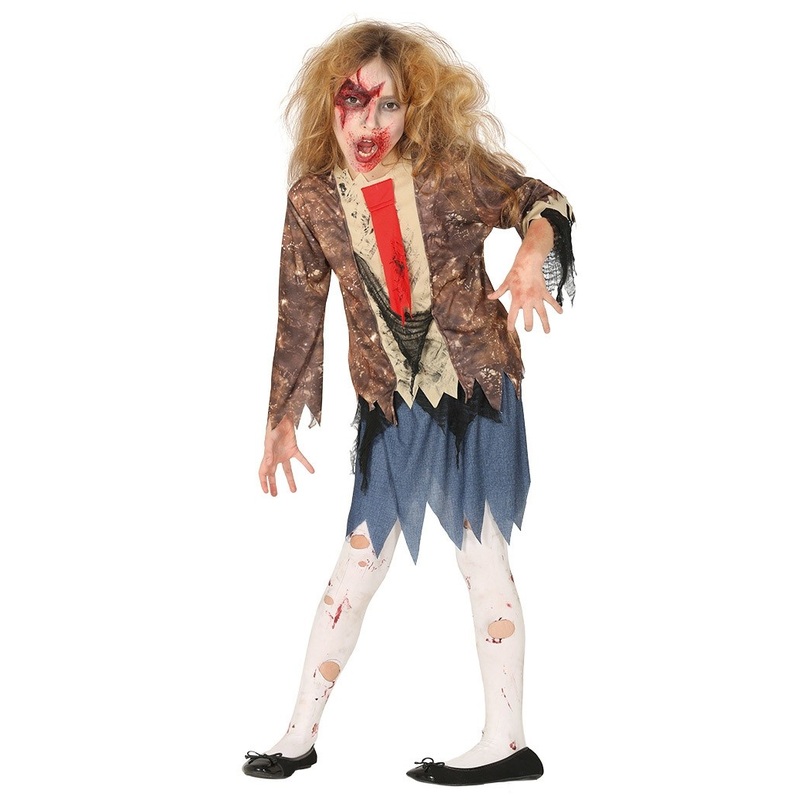 Scary zombie girl costume