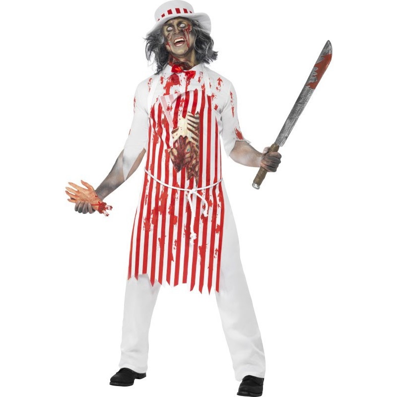 Undead butcher costume bloody men M