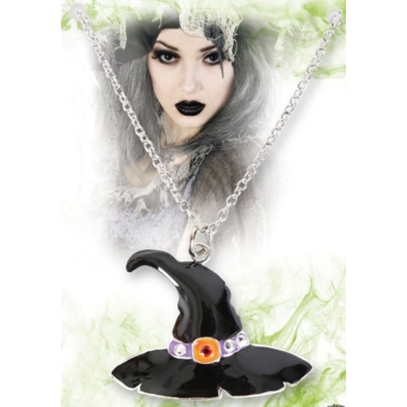 Witch hat necklace