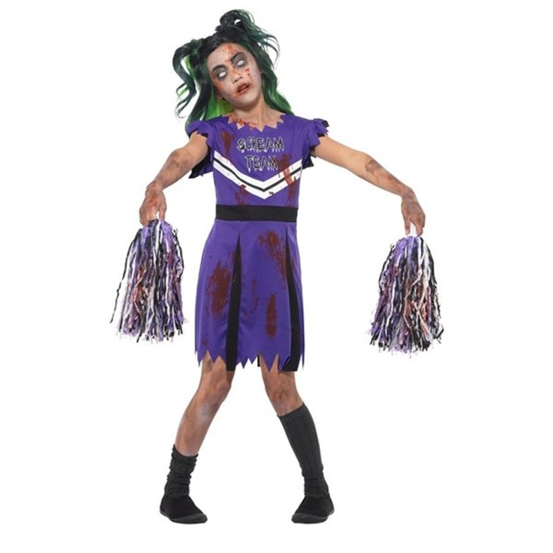 Zombie Cheerleader Scream Team Child Costume